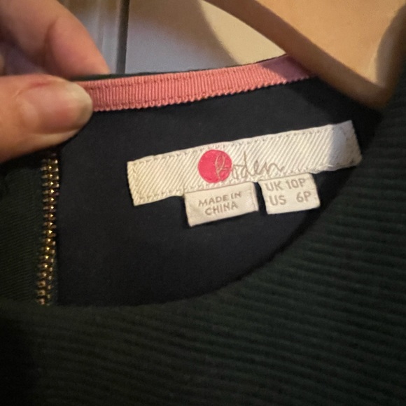 Boden Rich Green A Line Dress - Picture 4 of 4